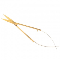 SOFI LASHES NOŻYCZKI DO RZĘS I BRWI TITANIUM GOLD